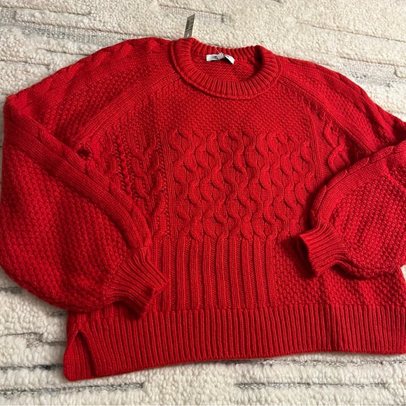 NWT Madewell Cable-knit Sweater - Picture 3 of 7